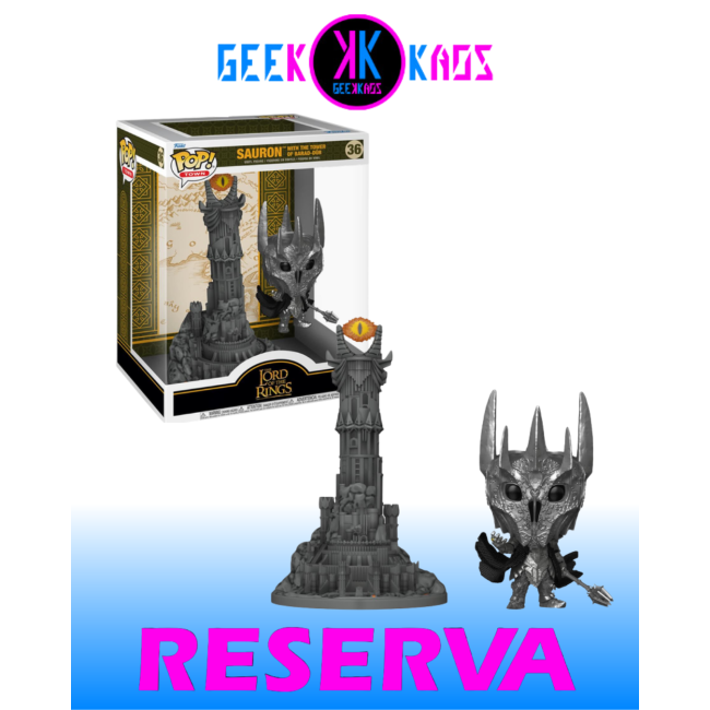 FUNKO POP! TOWN - THE LORD OF THE RINGS - SAURON with the tower of barad-dûr 36