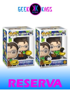 FUNKO POP! - FLUBBER - PROFESSOR BRAINARD WITH WEEBO 1835 (BUNDLE)