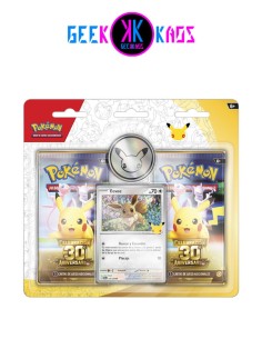 POKEMON TCG - BLISTER CELEBRACION 30 ANIVERSARIO (2 SOBRES) - EEVEE - ESPAÑOL