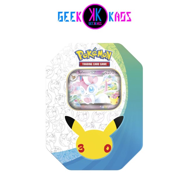 POKEMON TCG - LATA CELEBRACION 30 ANIVERSARIO - SYLVEON EX - ESPAÑOL