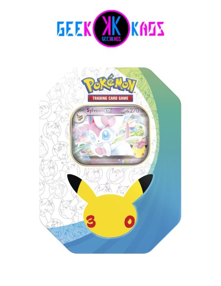 POKEMON TCG - LATA CELEBRACION 30 ANIVERSARIO - SYLVEON EX - ESPAÑOL