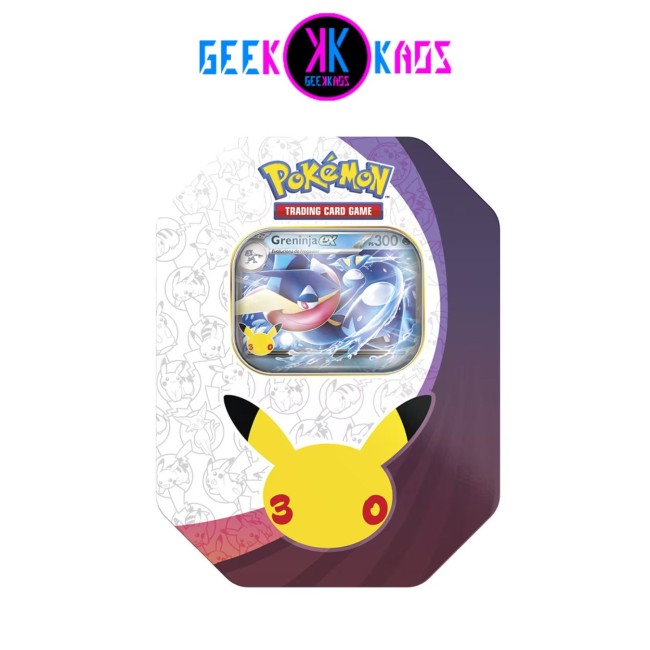 POKEMON TCG - LATA CELEBRACION 30 ANIVERSARIO - GRENINJA EX - ESPAÑOL