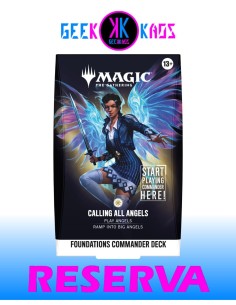 MAGIC: THE GATHERING - REALIDAD FRACTURADA FOUNDATIONS COMMANDER DECK - CALLING ALL ANGELS- INGLES