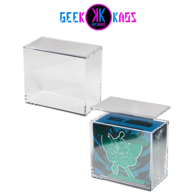 PROTECTOR TCG - POKEMON - PROTECTOR ETB METRACRILATO Y CIERRE IMANTADO - THE ACRYLIC BOX