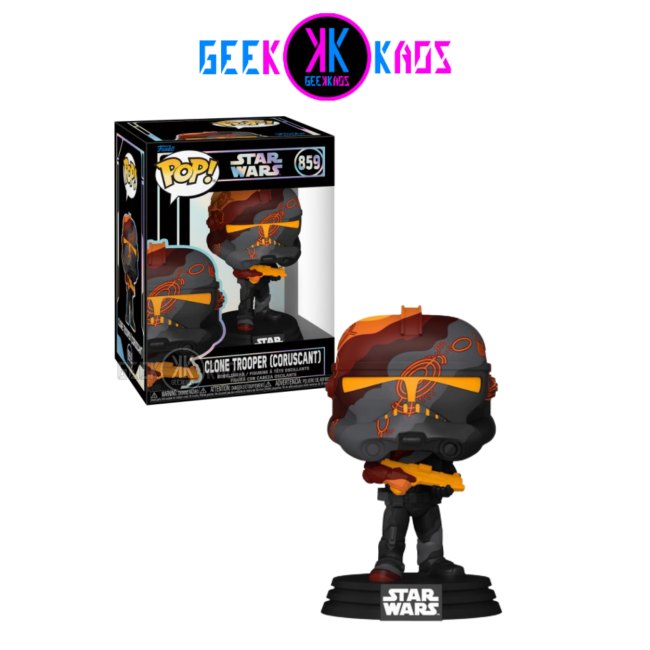 FUNKO POP! - STAR WARS - CLONE TROOPER (CORUSCANT) 859