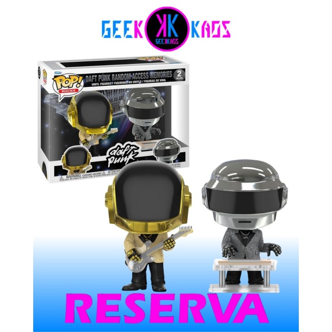 FUNKO POP! - DAFT PUNK - DAFT PUNK RANDOM ACCESS MEMORIES (2-PACK)