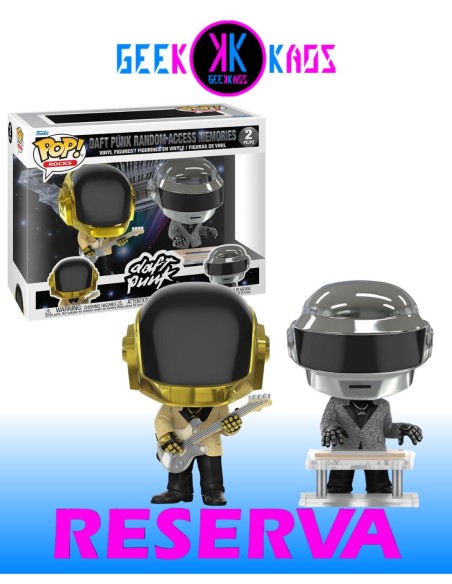 FUNKO POP! - DAFT PUNK - DAFT PUNK RANDOM ACCESS MEMORIES (2-PACK)