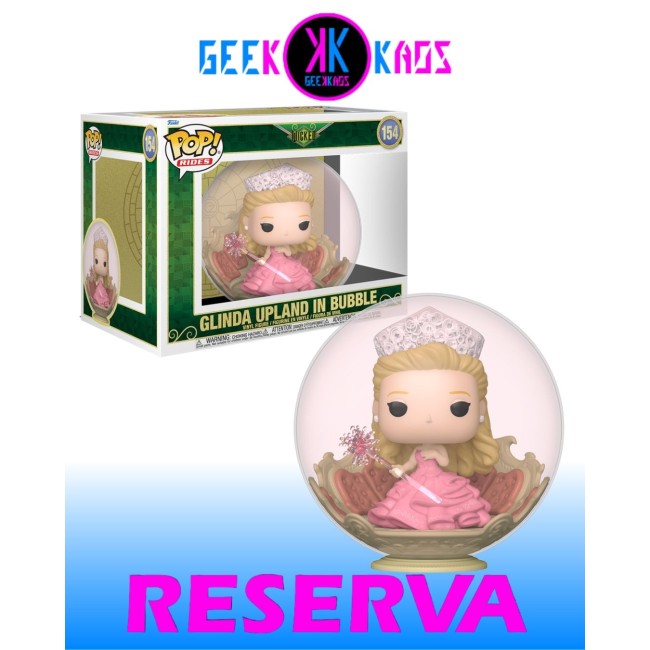 FUNKO POP! RIDES - WICKED - GLINDA UPLAND IN BUBBLE 154