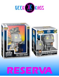2-PACK - FUNKO POP! - THE IRON GIANT - THE IRON GIANT WITH HOGARTH HUGHES 2077 (SUPER SIZED), THE IRON GIANT 25