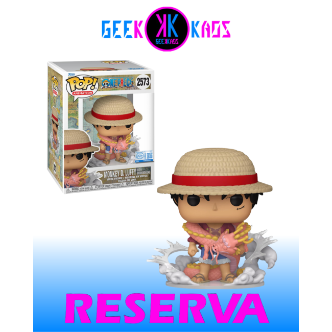 FUNKO POP! PREMIUM - ONE PIECE - MONKEY D.LUFFY WITH MOMONOSUKE 2573 (SE)