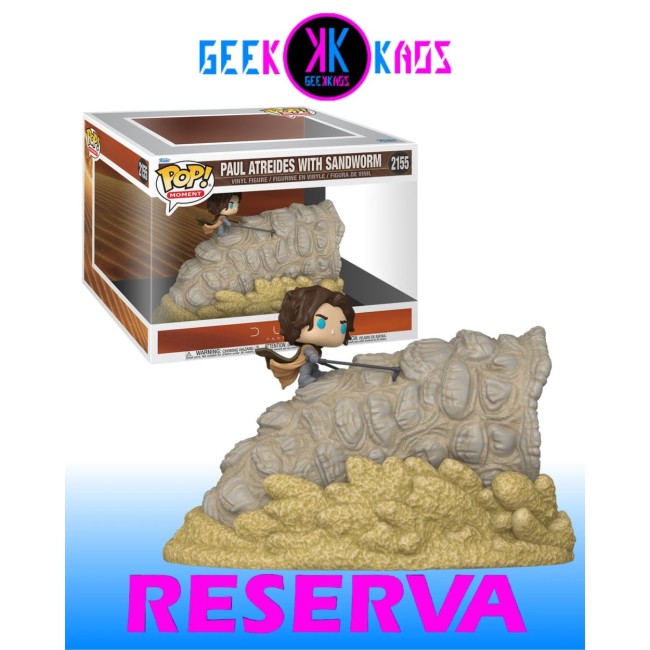 FUNKO POP! MOMENT - DUNE - PAUL ATREIDES WITH SANDWORM 2155