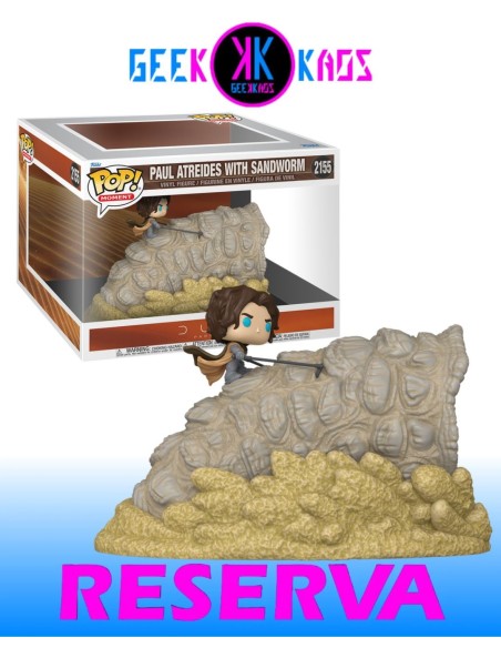 FUNKO POP! MOMENT - DUNE - PAUL ATREIDES WITH SANDWORM 2155