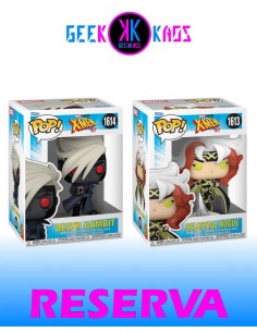2-PACK - FUNKO POP! - X-MEN ´97 - CELESTIAL ROGUE 1613, DEATH GAMBIT 1614