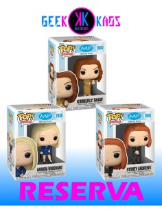 3-PACK - FUNKO POP! - MELROSE PLACE - AMANDA WOODWARD 1939, KIMBERLY SHAW 1940, SYDNEY ANDREWS 1941