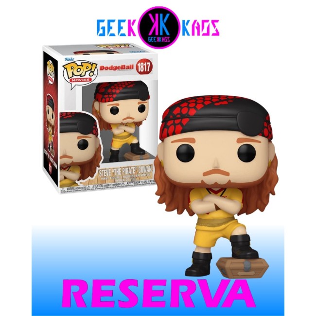 FUNKO POP! - DODGEBALL - STEVE "THE PIRATE" COWAN 1817