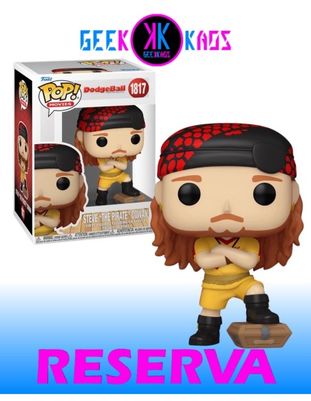 FUNKO POP! - DODGEBALL - STEVE "THE PIRATE" COWAN 1817