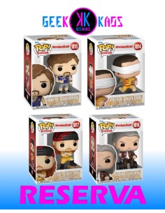 4-PACK - FUNKO POP! - DODGEBALL - PETER 1814, WHITE 1815, PATCHES 1816, STEVE 1817