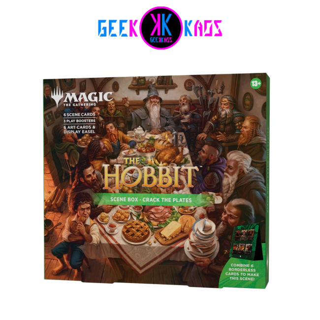 MAGIC: THE GATHERING - THE HOBBIT - SCENE BOX DISPLAY - CRACK THE PLATES - INGLES