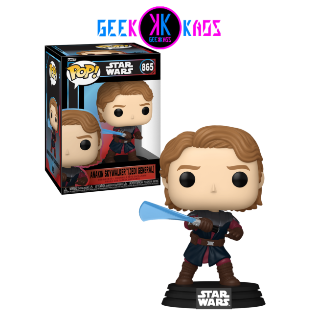 FUNKO POP! - STAR WARS - ANAKIN SKYWALKER (JEDI GENERAL) 865