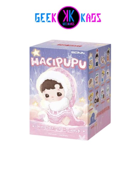 POP MART - HACIPUPU - WHISPER OF MY WORLD SERIES FIGURES - 8-12 CM