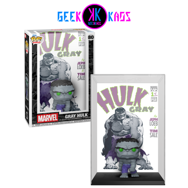 FUNKO POP! COMIC COVER - MARVEL - GRAY HULK 80