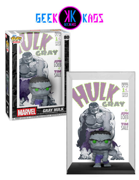 FUNKO POP! COMIC COVER - MARVEL - GRAY HULK 80