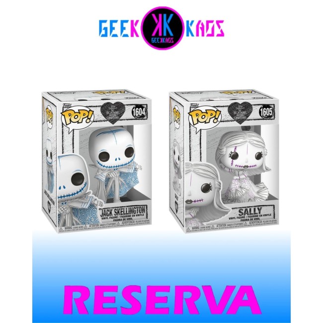 2-PACK - FUNKO POP! THE NIGHTMARE BEFORE CHRISTMAS - JACK SKELLINGTON 1604, SALLY 1605