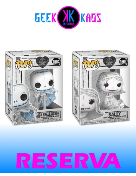 2-PACK - FUNKO POP! THE NIGHTMARE BEFORE CHRISTMAS - JACK SKELLINGTON 1604, SALLY 1605