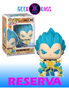 FUNKO POP! - DRAGON BALL SUPER - SSGSS VEGETA (FINAL FLASH) 2615 (SE) (GITD)
