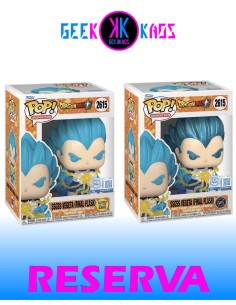 FUNKO POP! - DRAGON BALL SUPER - SSGSS VEGETA (FINAL FLASH) 2615 (SE) (BUNDLE)