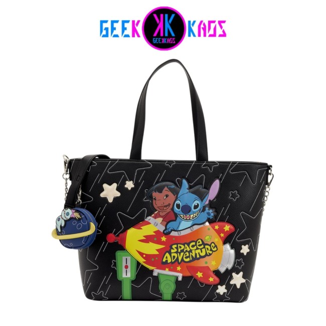 TOTE BAG - LILO & STITCH - SPACE ADVENTURE - LOUNGEFLY
