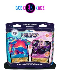 TCG DISNEY LORCANA CHAPTER 14 - HYPERIA CITY - 2-PLAYER STARTER SET - INGLES