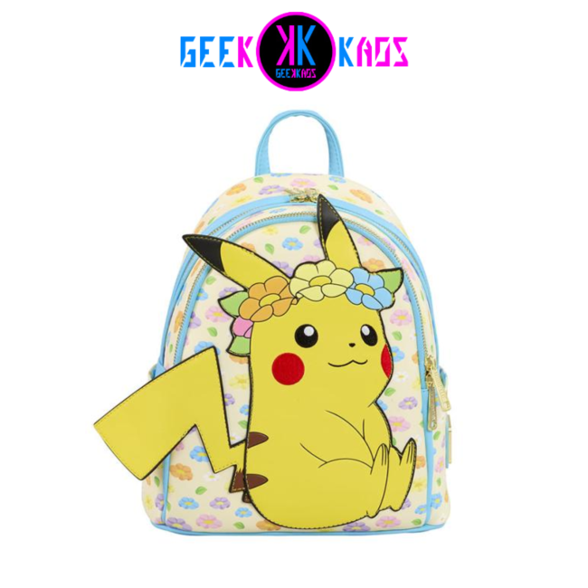 MINI MOCHILA - POKEMON - PIKACHU FLORAL