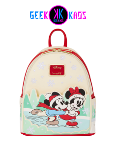 MINI MOCHILA - DISNEY - ICE SKATING MICKEY AND MINNIE