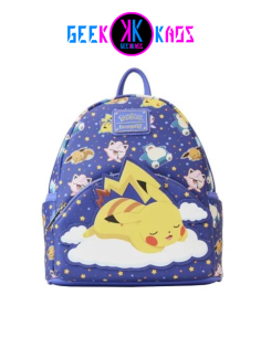 MINI MOCHILA - POKEMON - SLEEPING PIKACHU AND FRIENDS