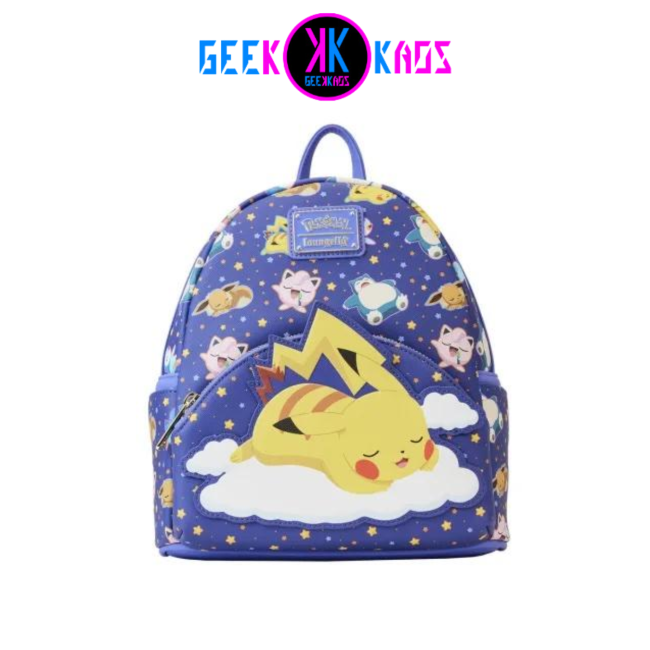 MINI MOCHILA - POKEMON - SLEEPING PIKACHU AND FRIENDS