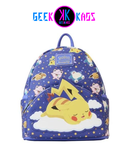 MINI MOCHILA - POKEMON - SLEEPING PIKACHU AND FRIENDS