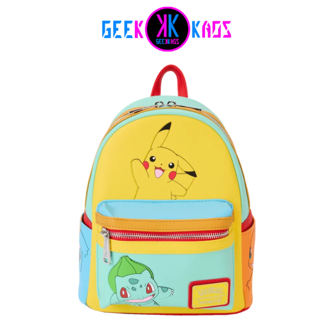 MINI MOCHILA - POKEMON - PIKACHU AND BULBASAUR