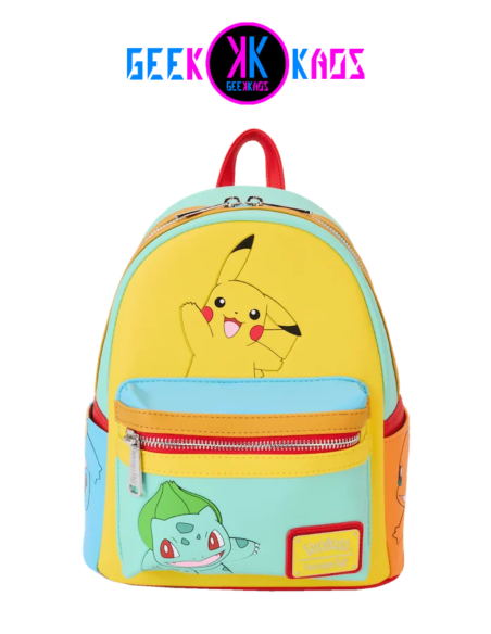 MINI MOCHILA - POKEMON - PIKACHU AND BULBASAUR
