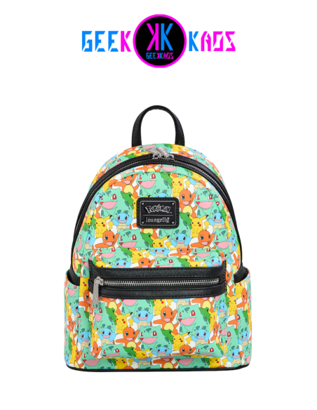 MINI MOCHILA - POKEMON - PIKACHU AND STARTERS