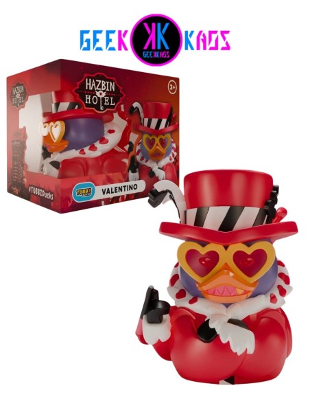 FIGURA TUBBZ - HAZBIN HOTEL - VALENTINO - BOXED EDITION - 9CM