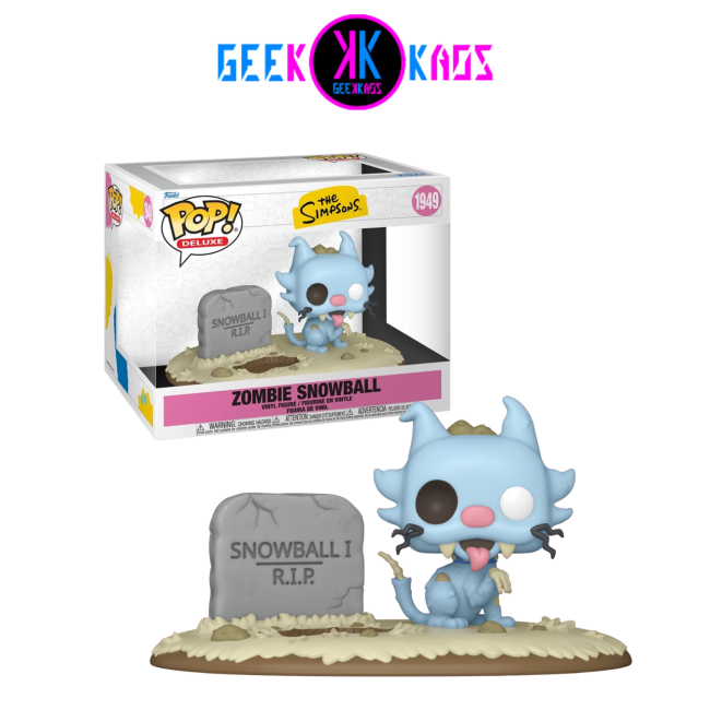 FUNKO POP! DELUX - THE SIMPSONS - ZOMBIE SNOWBALL 1949