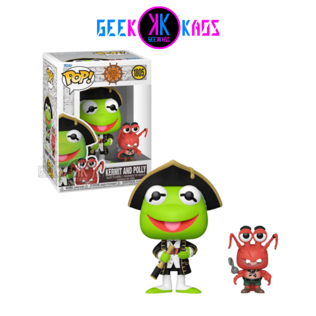FUNKO POP! -THE MUPPETS TREASURE ISLAND - KERMIT AND POLLY 1805