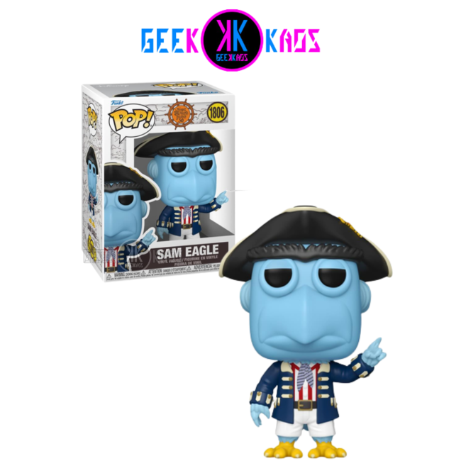 FUNKO POP! -THE MUPPETS TREASURE ISLAND - SAM EAGLE 1806