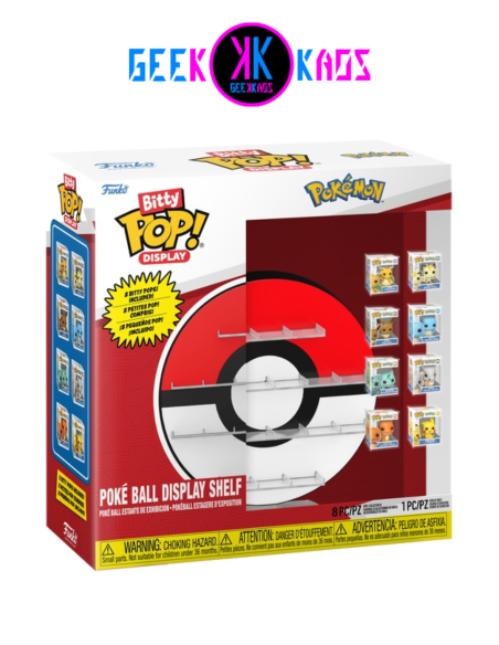 BITTY POP! DISPLAY - POKEMON - POKE BALL 8PIEZAS