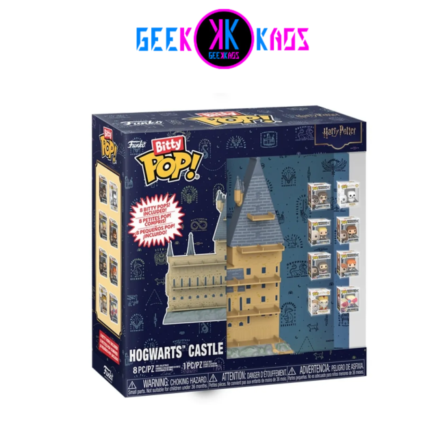 BITTY POP! DISPLAY - HARRY POTTER - HOGWARTS CASTLE 8PIEZAS