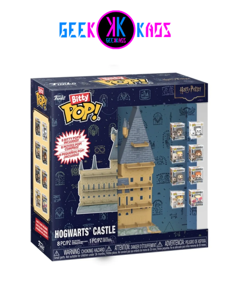 BITTY POP! DISPLAY - HARRY POTTER - HOGWARTS CASTLE 8PIEZAS