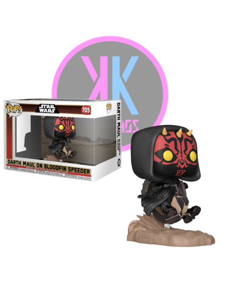 DARTH MAUL ON BLOODFIN SPEEDER 705