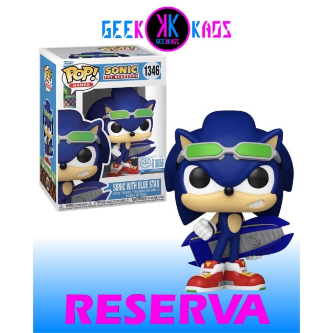 FUNKO POP! - SONIC THE HEDGEHOG - SONIC WITH BLUE STAR 1346 (SE)