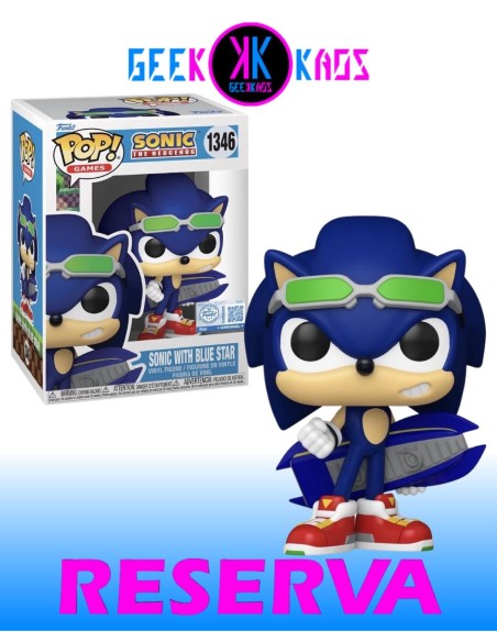 FUNKO POP! - SONIC THE HEDGEHOG - SONIC WITH BLUE STAR 1346 (SE)